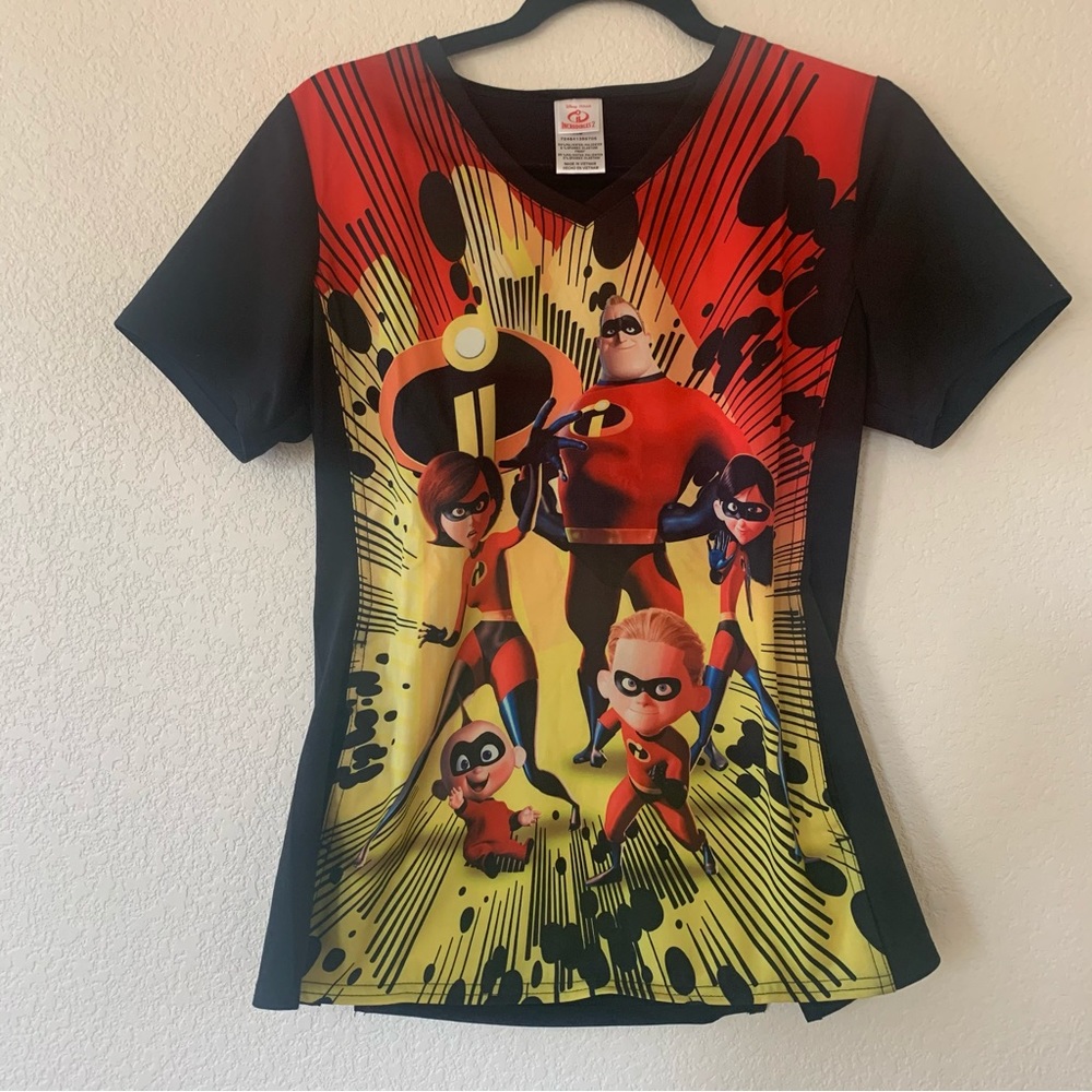 Disney The Incredibles Scrub Top